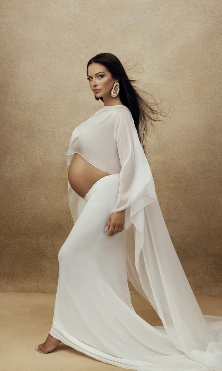 dress milena sartoria partenopea napoli luxury maternity Donatella Nicolini