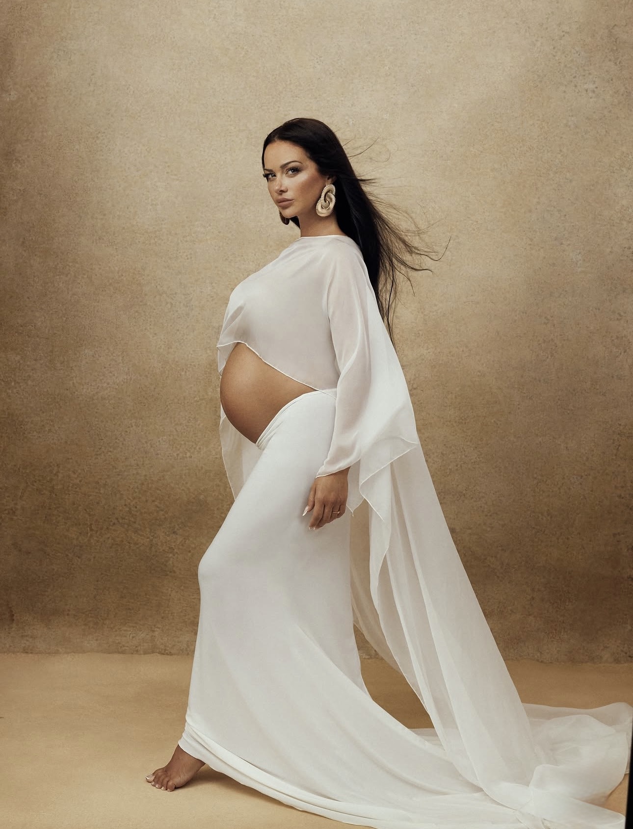 dress milena sartoria partenopea napoli luxury maternity Donatella Nicolini